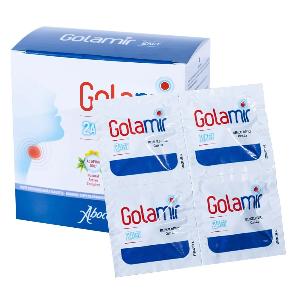 GOLAMIR mutē šķīstošās tabletes, 20 gab. - Produkta attēls 