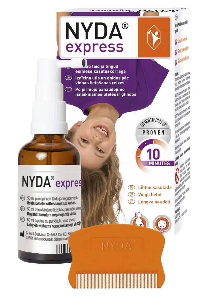 NYDA Express sprejs, 50 ml - Produkta attēls 