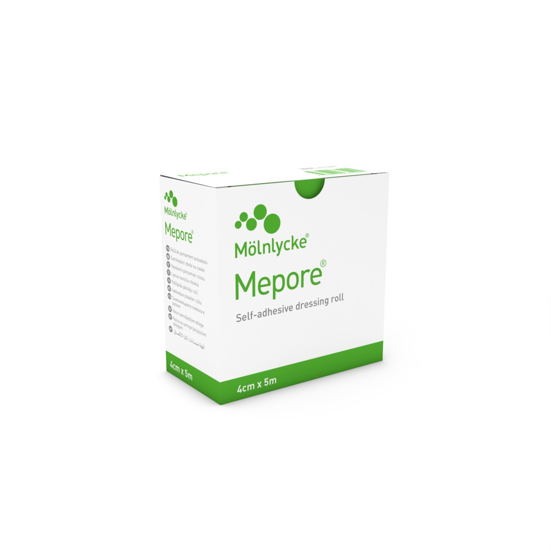 MEPORE 4cm x 5m rullis, nesterils pārsējs - Produkta attēls 