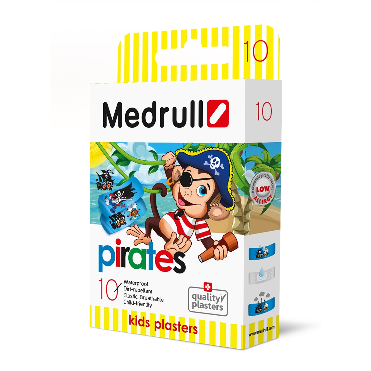 MEDRULL plāksteris "Pirates", 10 gab - Produkta attēls 
