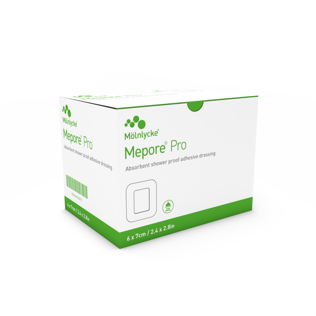 MEPORE Pro 6 x 7cm, sterils pārsējs, 60 gab. - Produkta attēls 