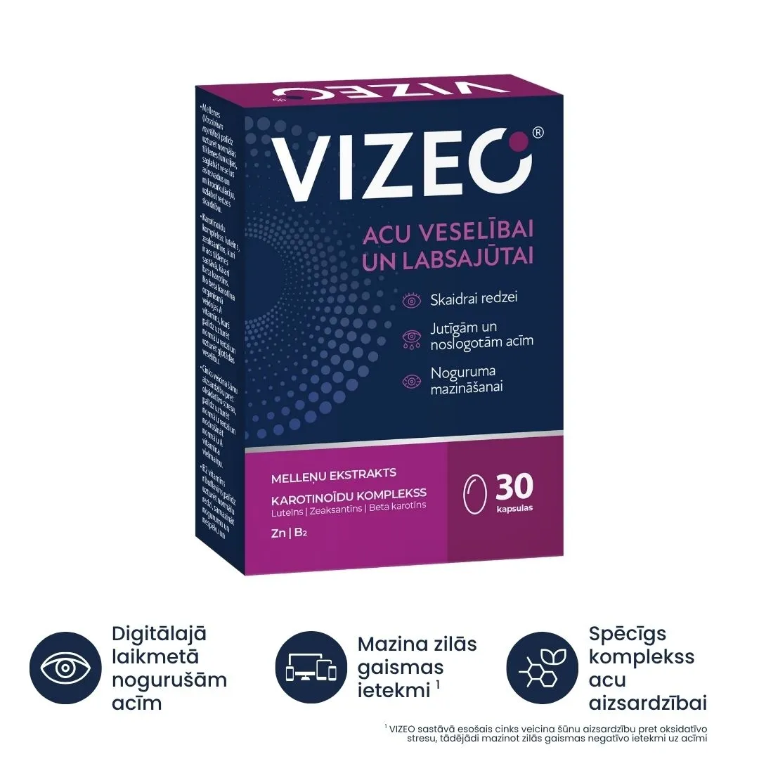 VIZEO® kapsulas, 30 gab. - Produkta attēls 2
