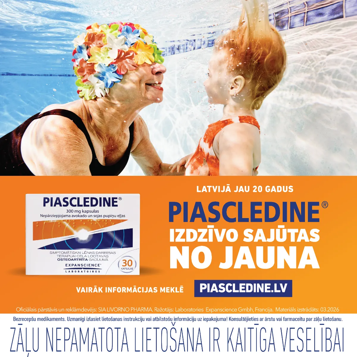PIASCLEDINE 300 mg kapsulas, 30 gab. - Produkta attēls 3