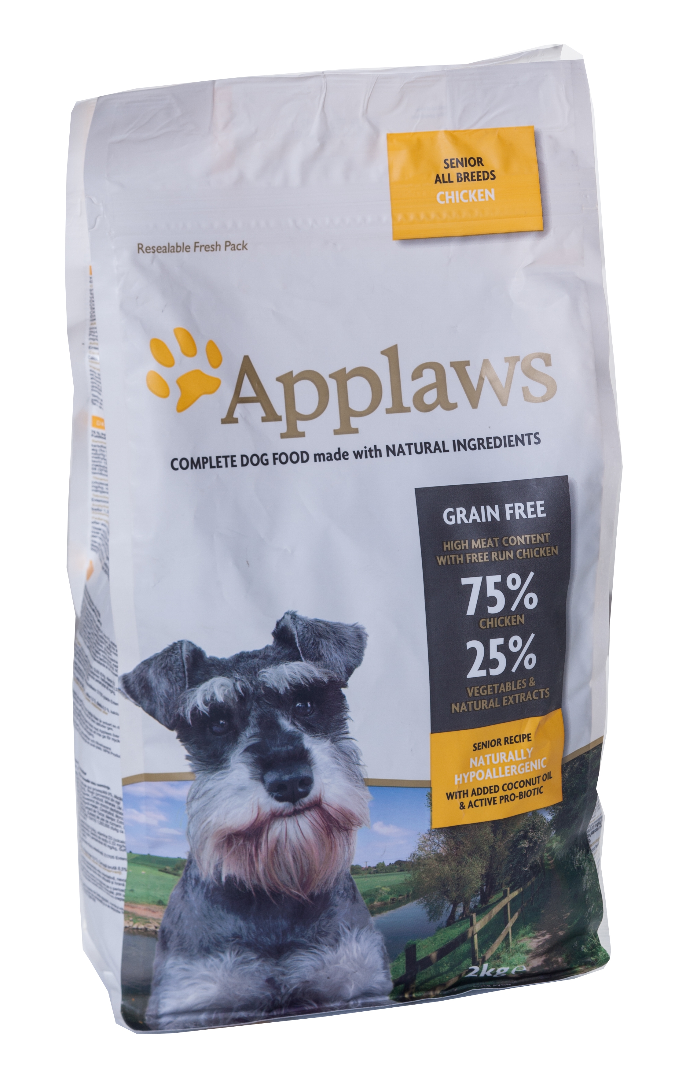 Applaws suņu sausā barība senioriem vista/jērs 2kg - Produkta attēls 