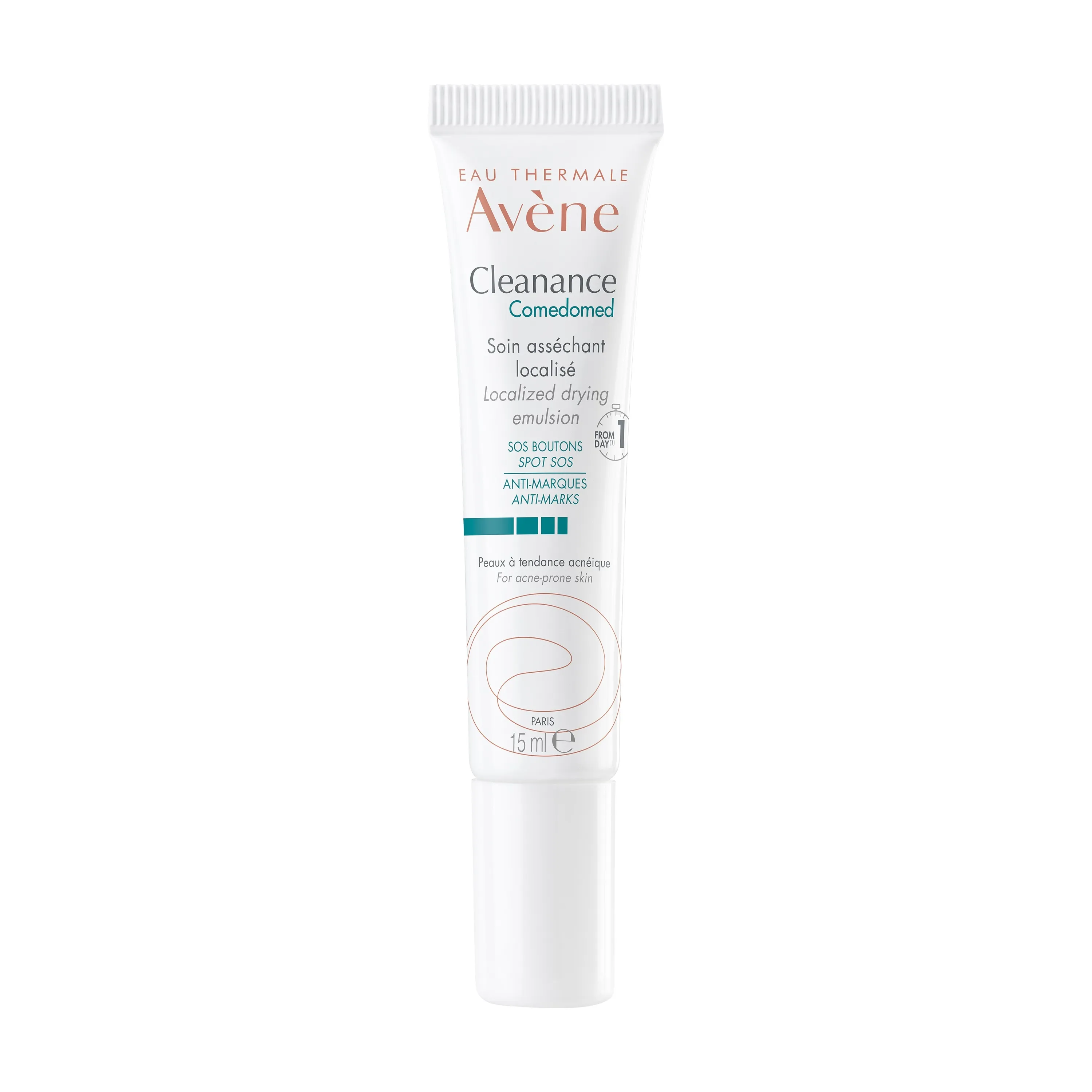 AVENE Cleanance Comedomed SOS emulsija, 15ml - Produkta attēls 