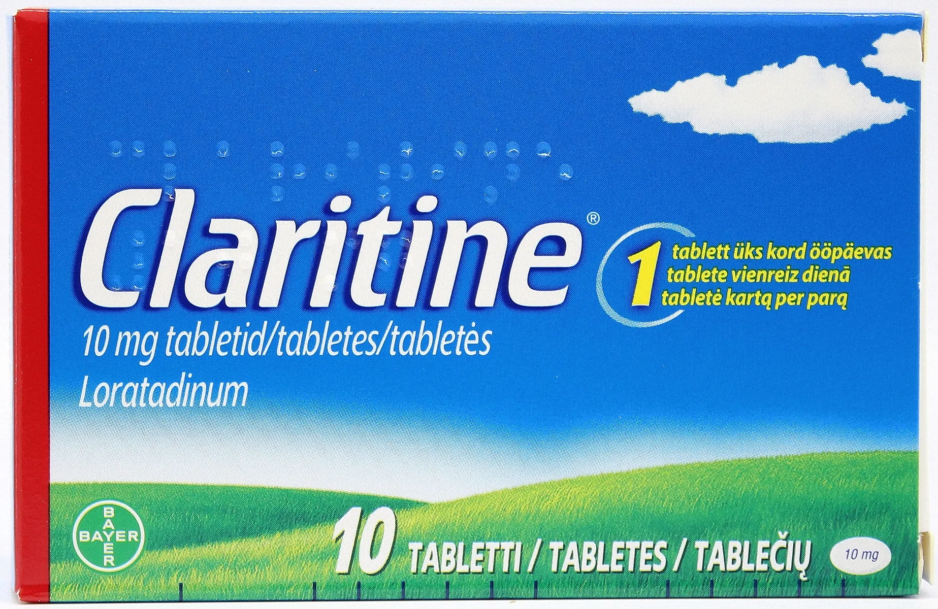 CLARITINE 10MG TABLETES N10 - Produkta attēls 