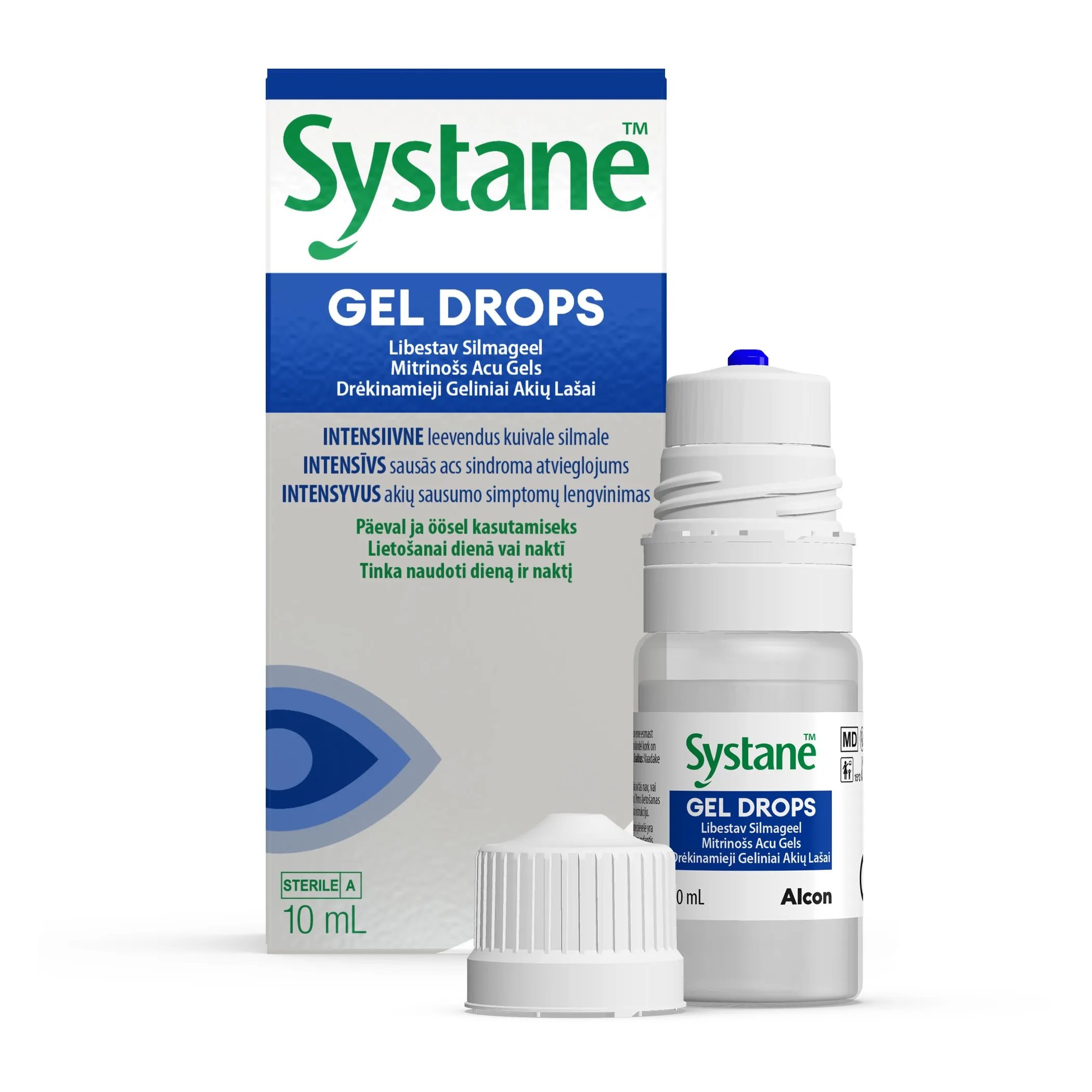 SYSTANE™ Gel Drops mitrinošs acu gels, 10 ml - Produkta attēls 