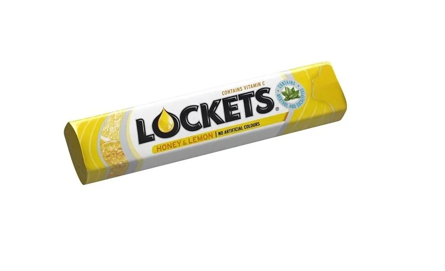 LOCKETS Honey & Lemon ledenes 41 g, 1 gab - Produkta attēls 