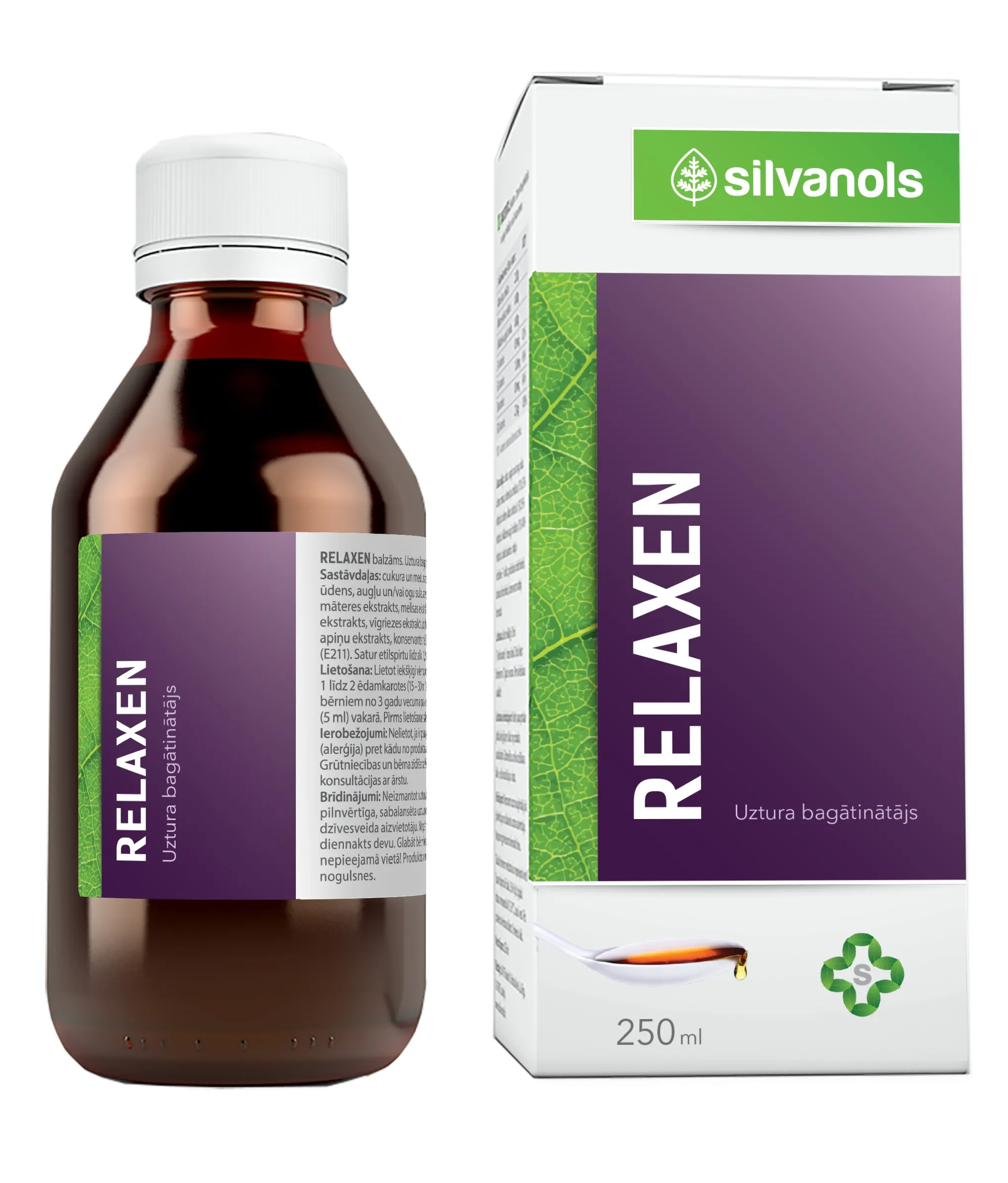 SILVANOLS Relaxen balzāms, 250 ml - Produkta attēls 