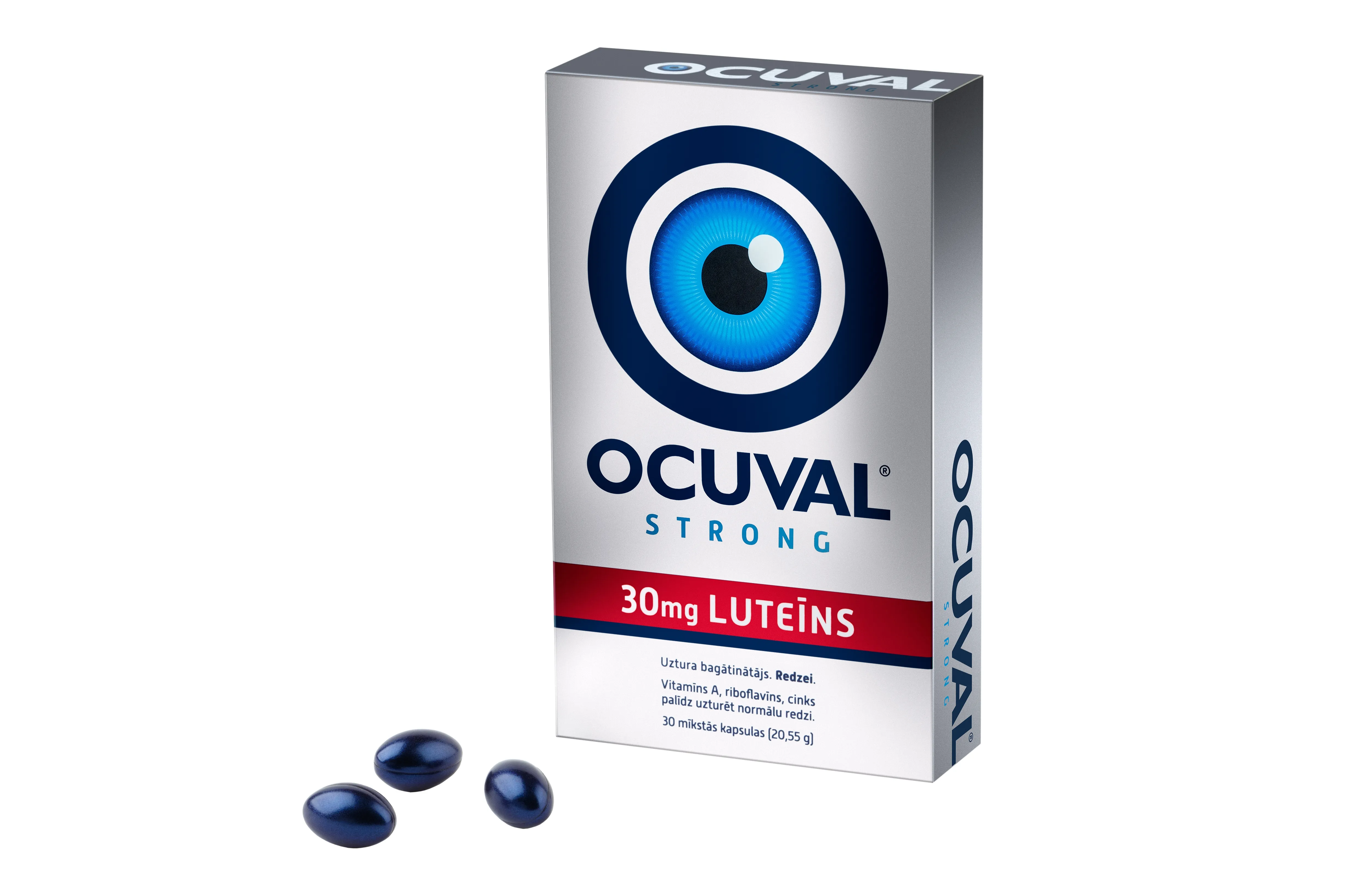 OCUVAL Strong kapsulas, 30 gab. - Produkta attēls 