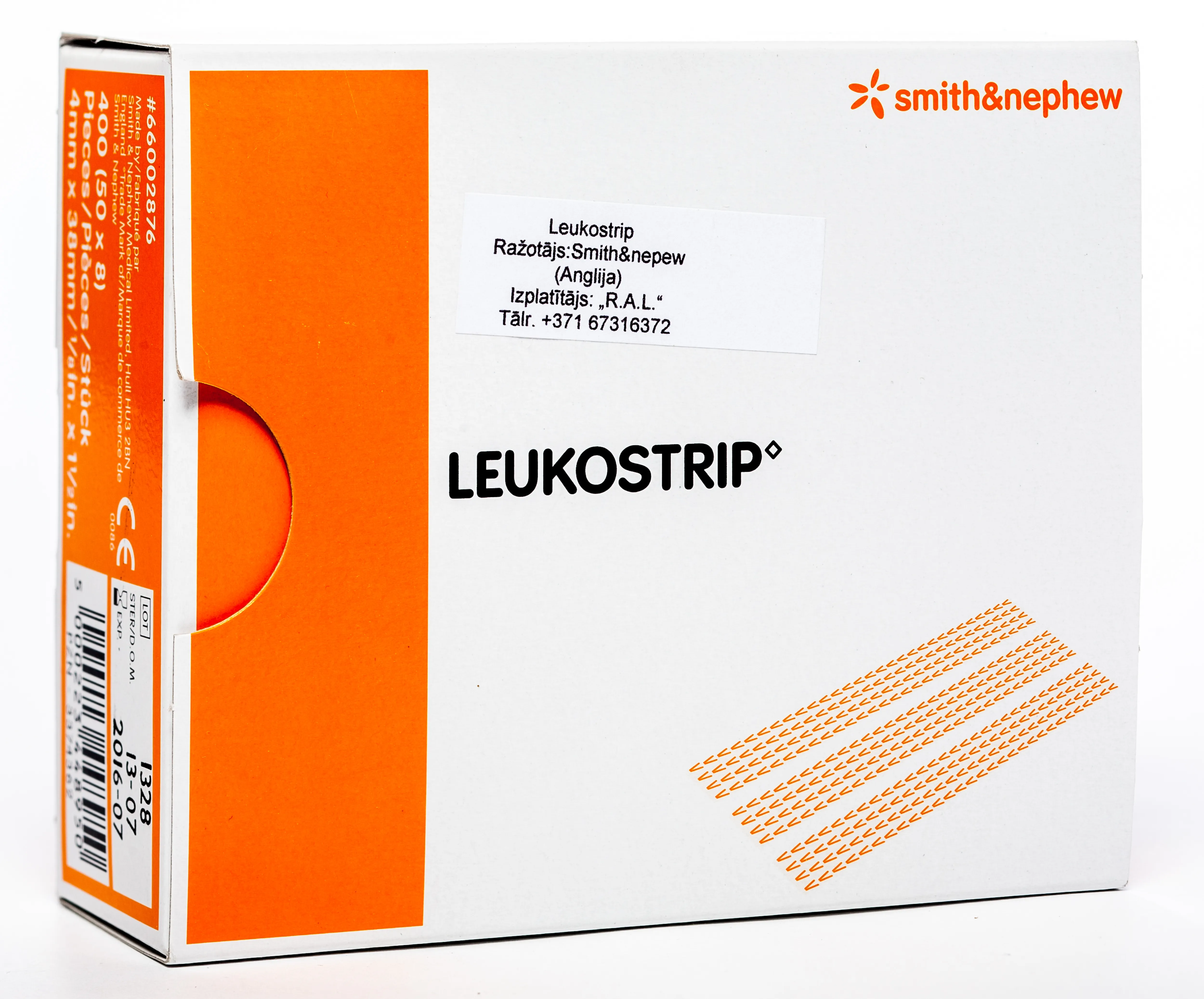 PLĀKSTERI LEUKOSTRIP 4MM X 38MM N50 - Produkta attēls 
