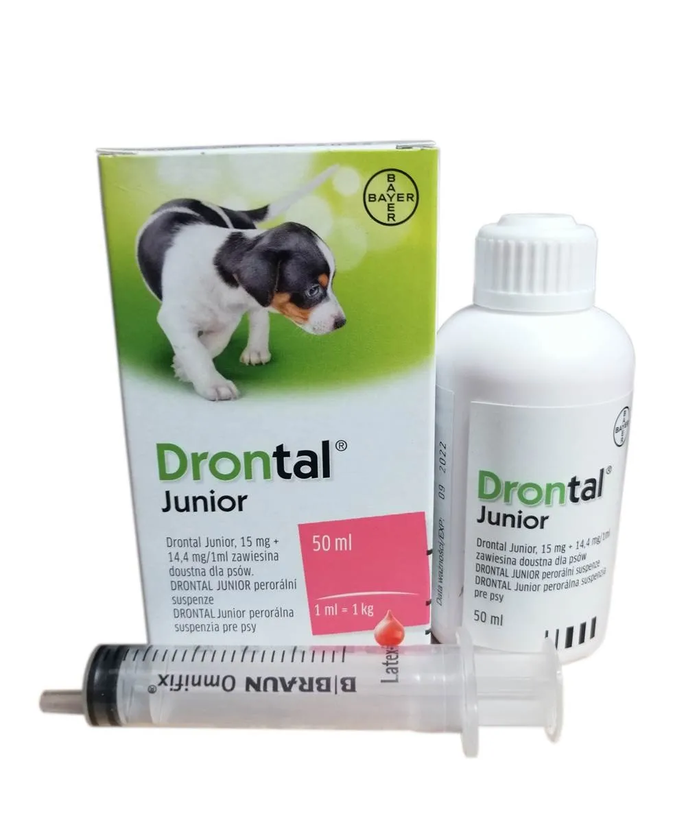 DRONTAL PUPPY SUSP 50ML KUCĒNIEM - Produkta attēls 