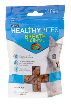 MC VETIQ DENTI-CARE CATS/KITTENS HEATHLY BITES 65G - Produkta attēls 2
