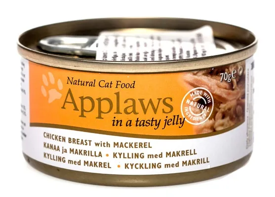 Applaws kaķu konservēta barība vista/skumbrija želejā 70g (1035) - Produkta attēls 