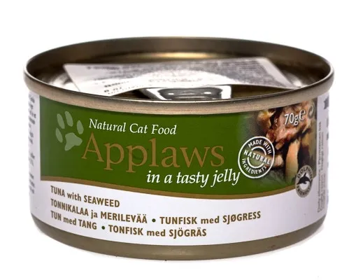 Applaws kaķu konservēta barība tuncis/jūraskāposti želejā 70g - Produkta attēls 1