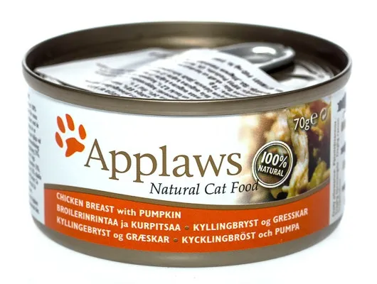 Applaws kaķu konservēta barība vista/ķirbis 70g - Produkta attēls 