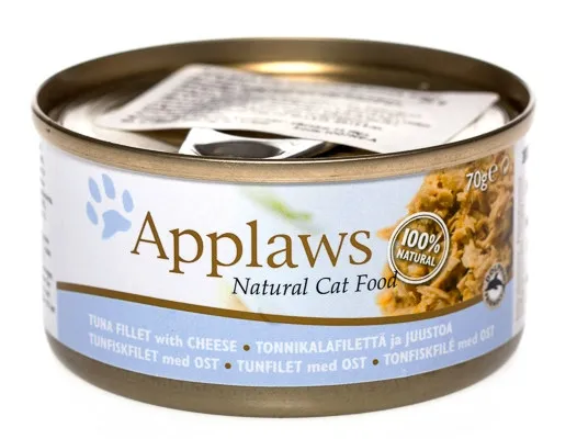 Applaws kaķu konservēta barība tuncis/siers 70g - Produkta attēls 1