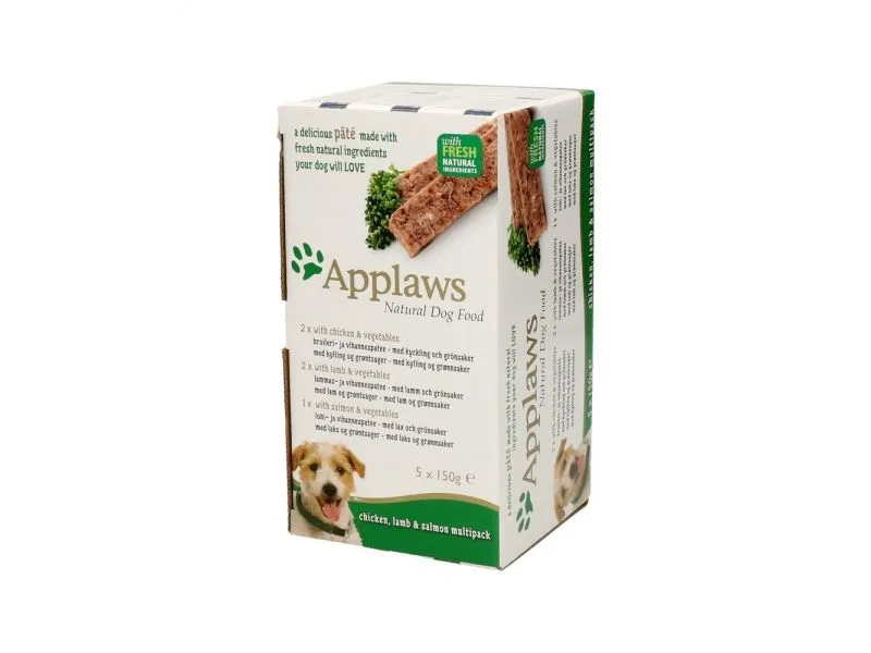 Applaws suņu pastēte izlase vista/jērs/lasis 150g N5 (6256) - Produkta attēls 