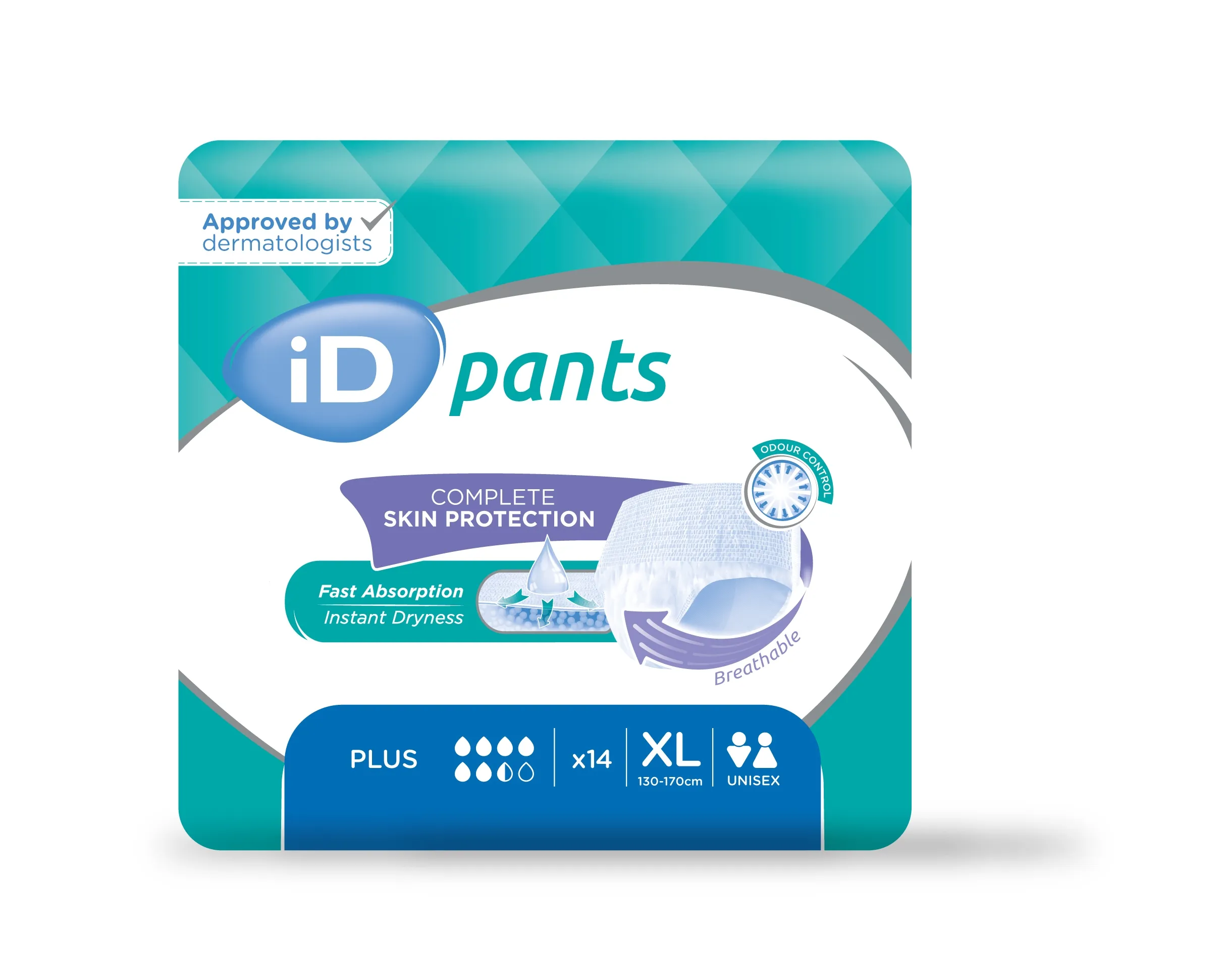 ID Pants Plus XL uzsūcošās bikses, 14 gab. - Produkta attēls 