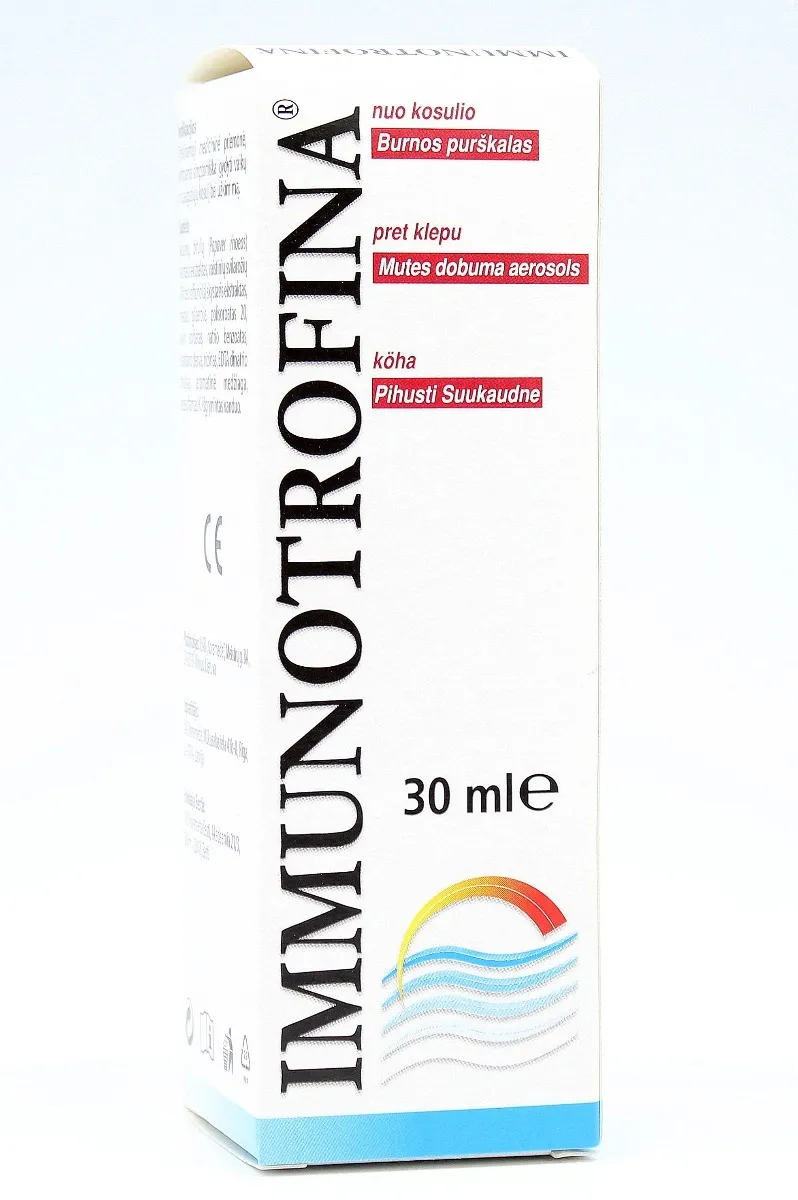 IMMUNOTROFINA® pret klepu aerosols 30 ml - Produkta attēls 1