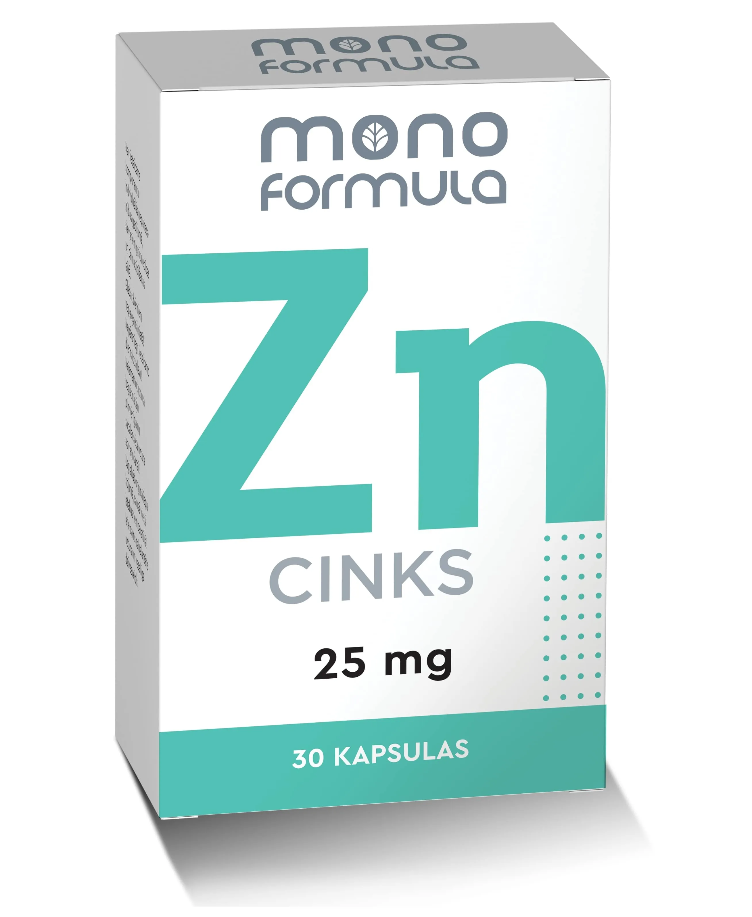MONO FORMULA cinks kapsulas, 30 gab. - Produkta attēls 