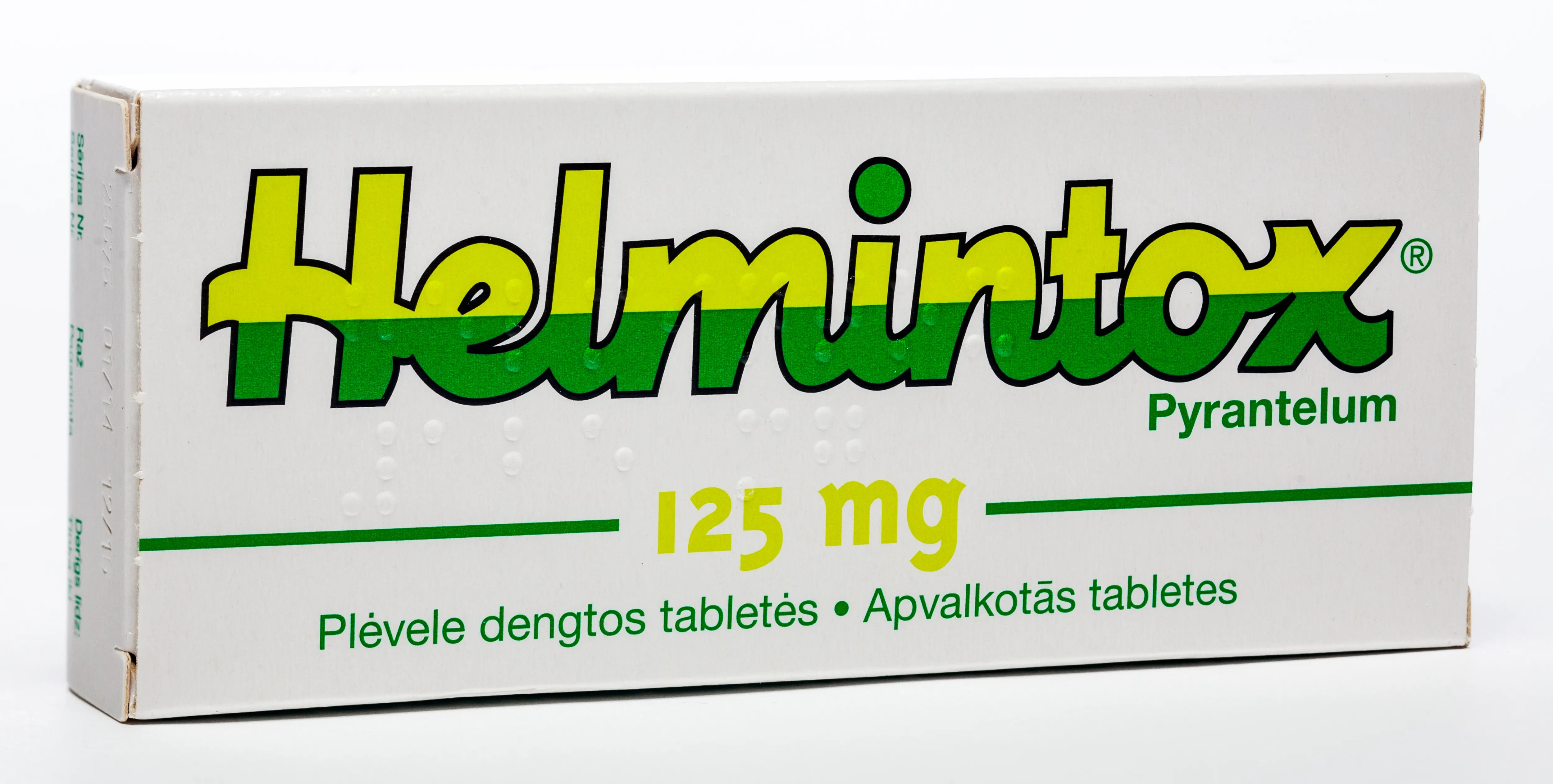 HELMINTOX 125MG TABLETES N6 - Produkta attēls 