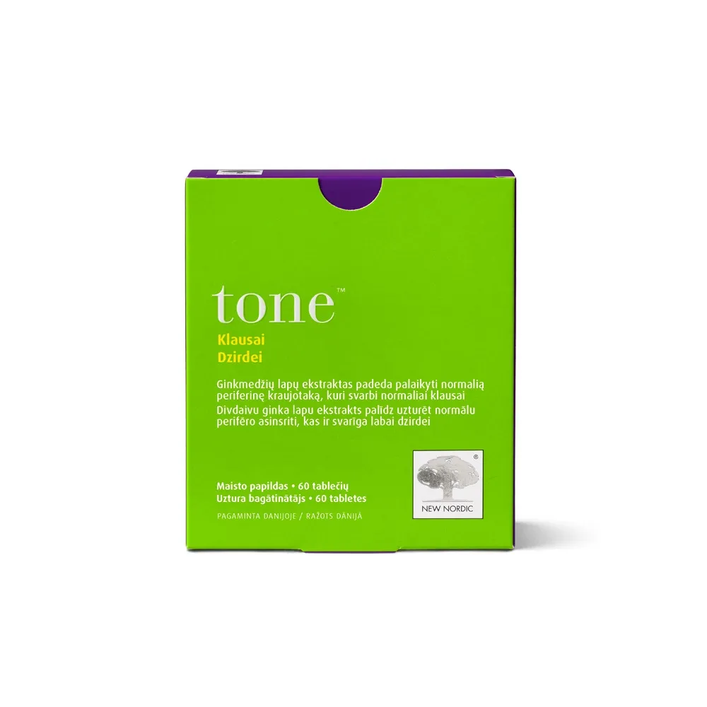 NEW NORDIC Tone™ tabletes, 60 gab. - Produkta attēls 