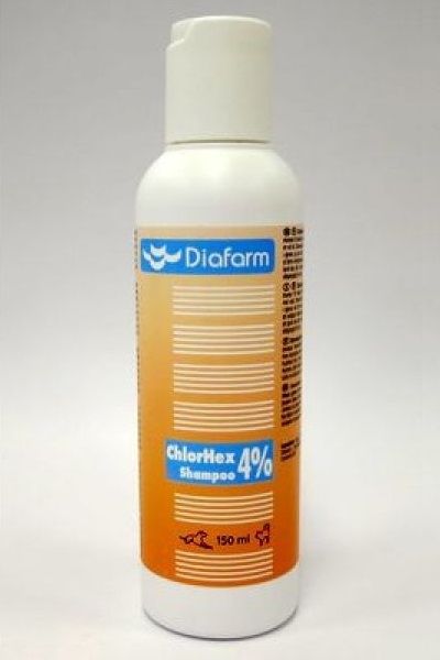 DF CHLORHEXIDINE SHAMPOO 4% 150ML - Produkta attēls 2