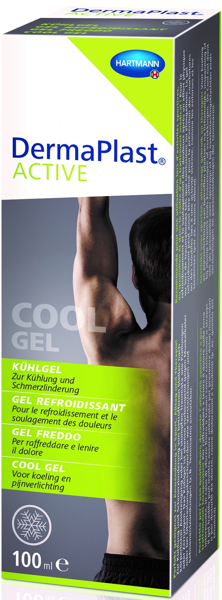 DERMAPLAST Active Cool gēls, 100 ml - Produkta attēls 