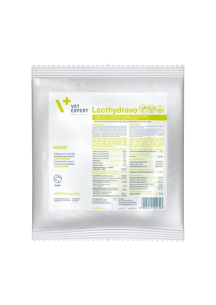 VE LACTHYDRAVO PULVERIS 180G TEĻIEM - Produkta attēls 