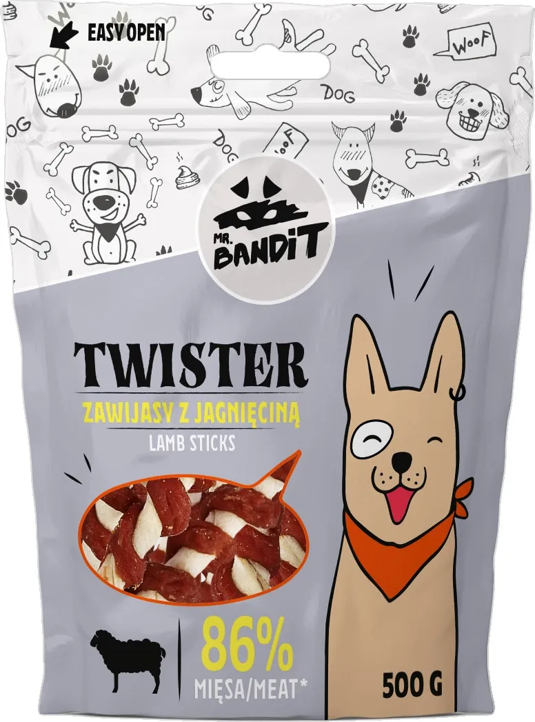 MR.BANDIT TWISTER VĪTAS JĒRA NŪJIŅAS 500G - Produkta attēls 