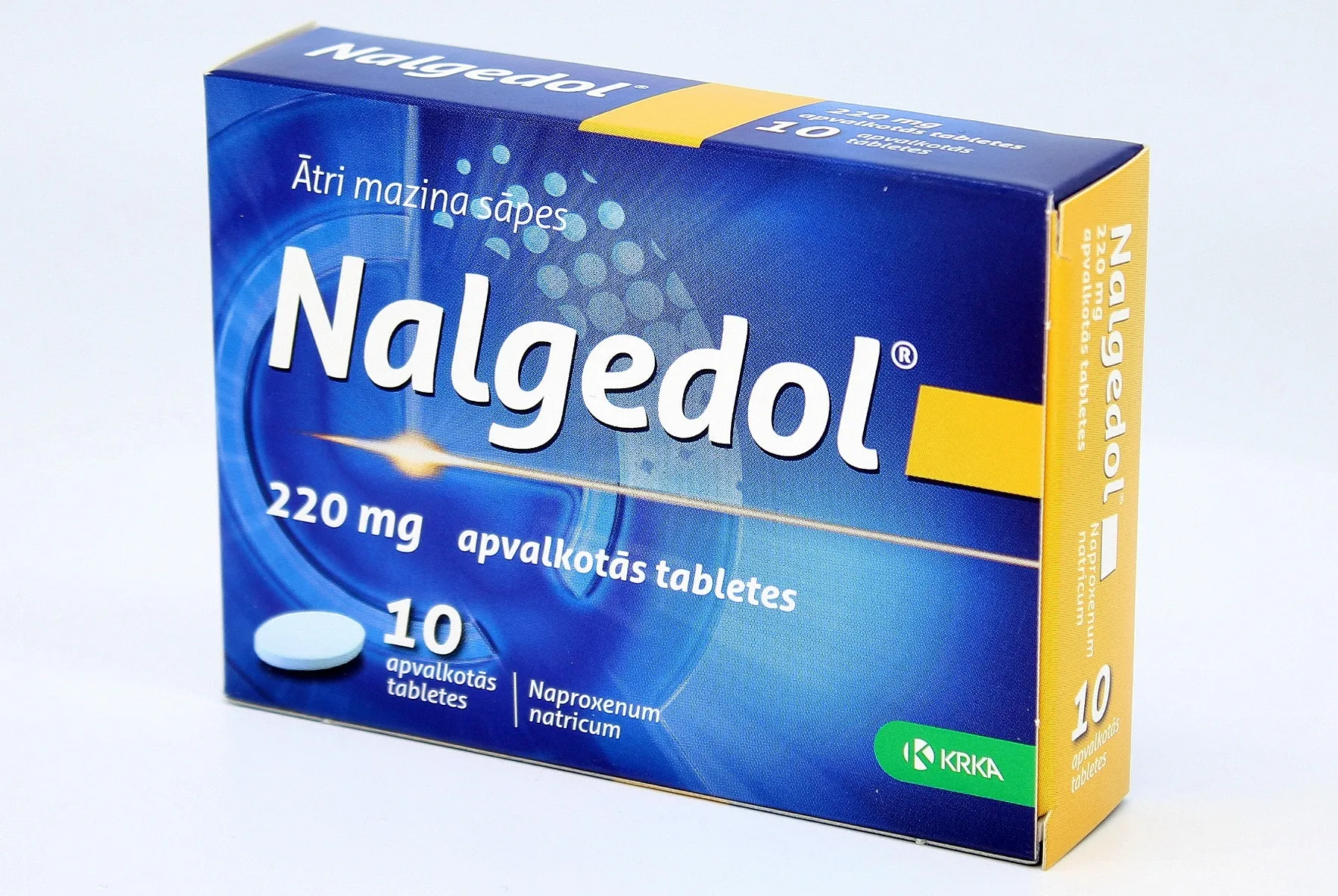 NALGEDOL 220 mg tabletes, 10 gab. - Produkta attēls 