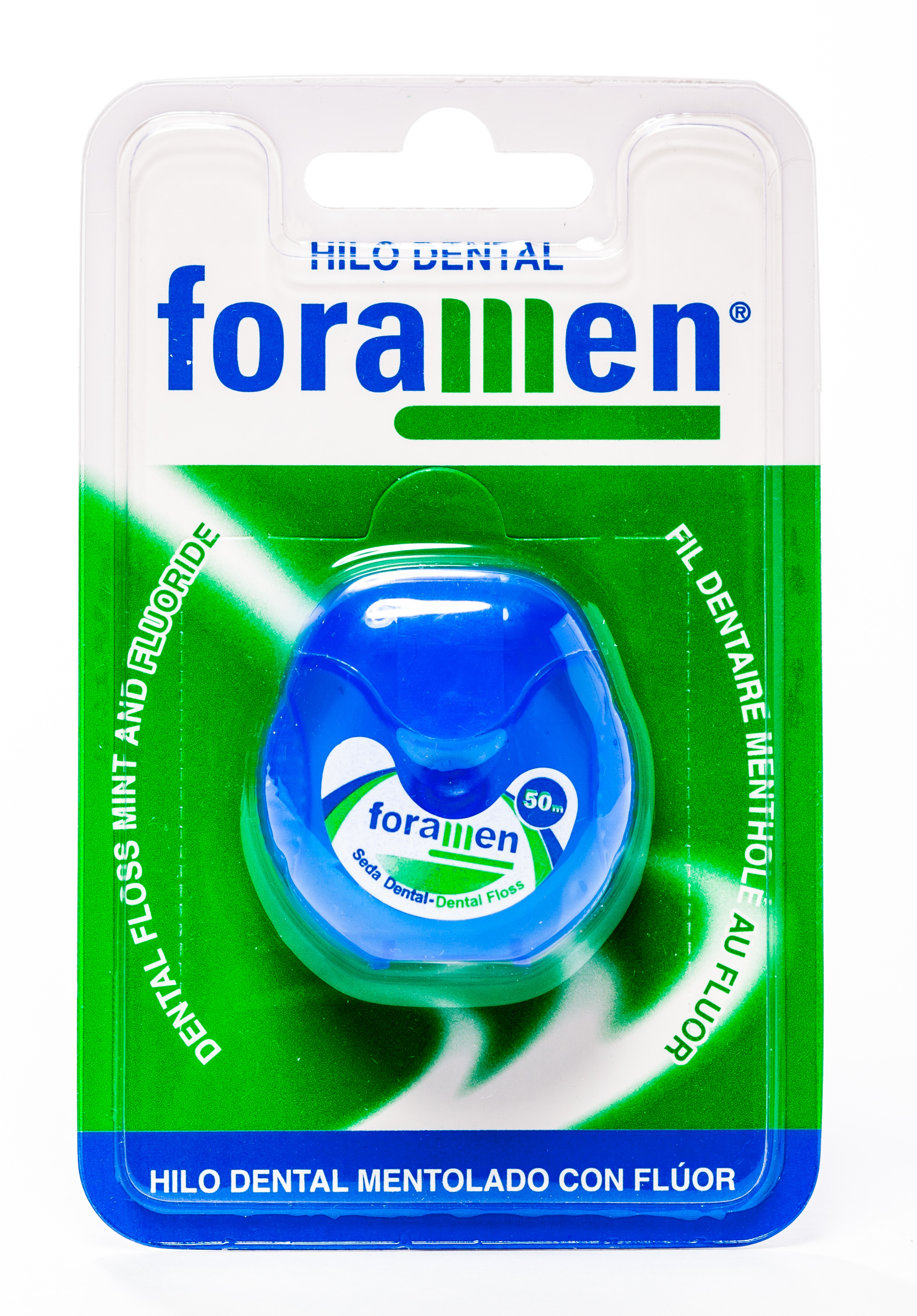 FORAM. Z.DIEGS WAXED MINT DENT.FLOSS 50M;422 - Produkta attēls 