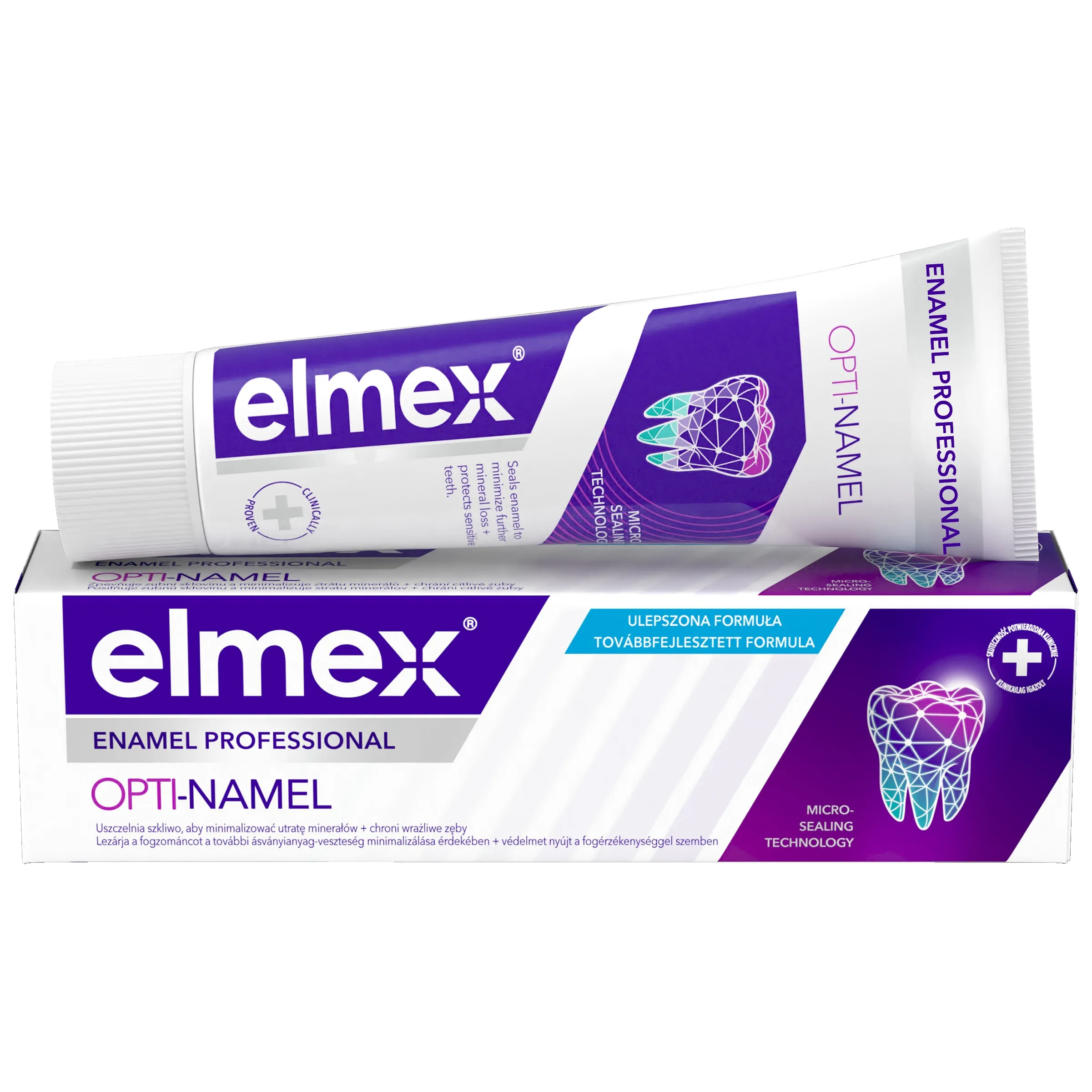 ELMEX® Opti-Namel Professional zobu pasta, 75 ml - Produkta attēls 