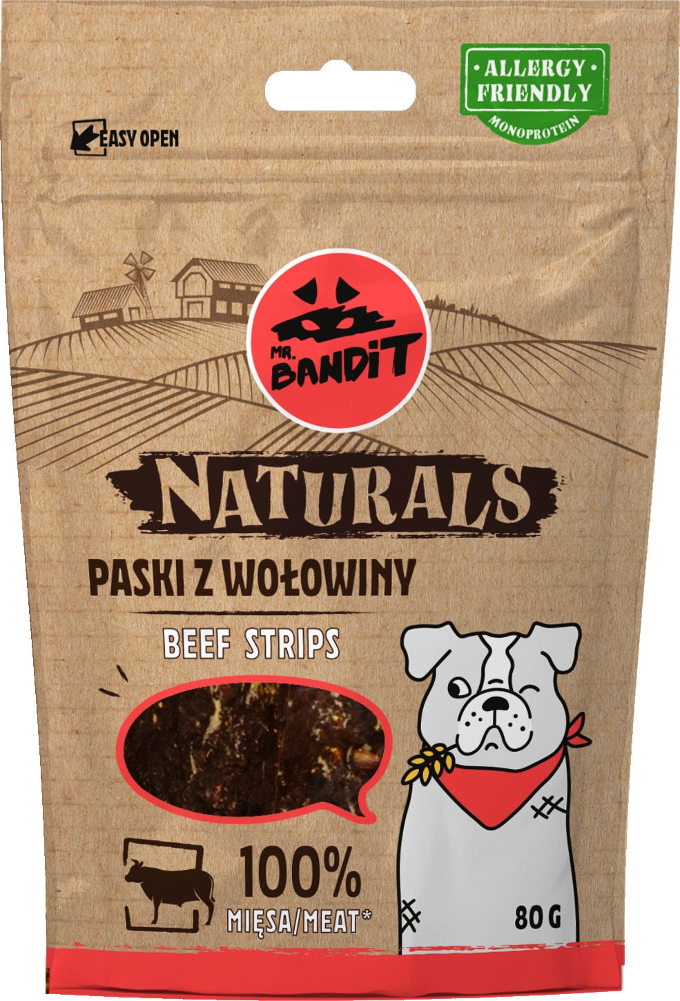 MR.BANDIT NATURALS LIELLOPA GAĻAS SLOKSNĪTES 80G - Produkta attēls 