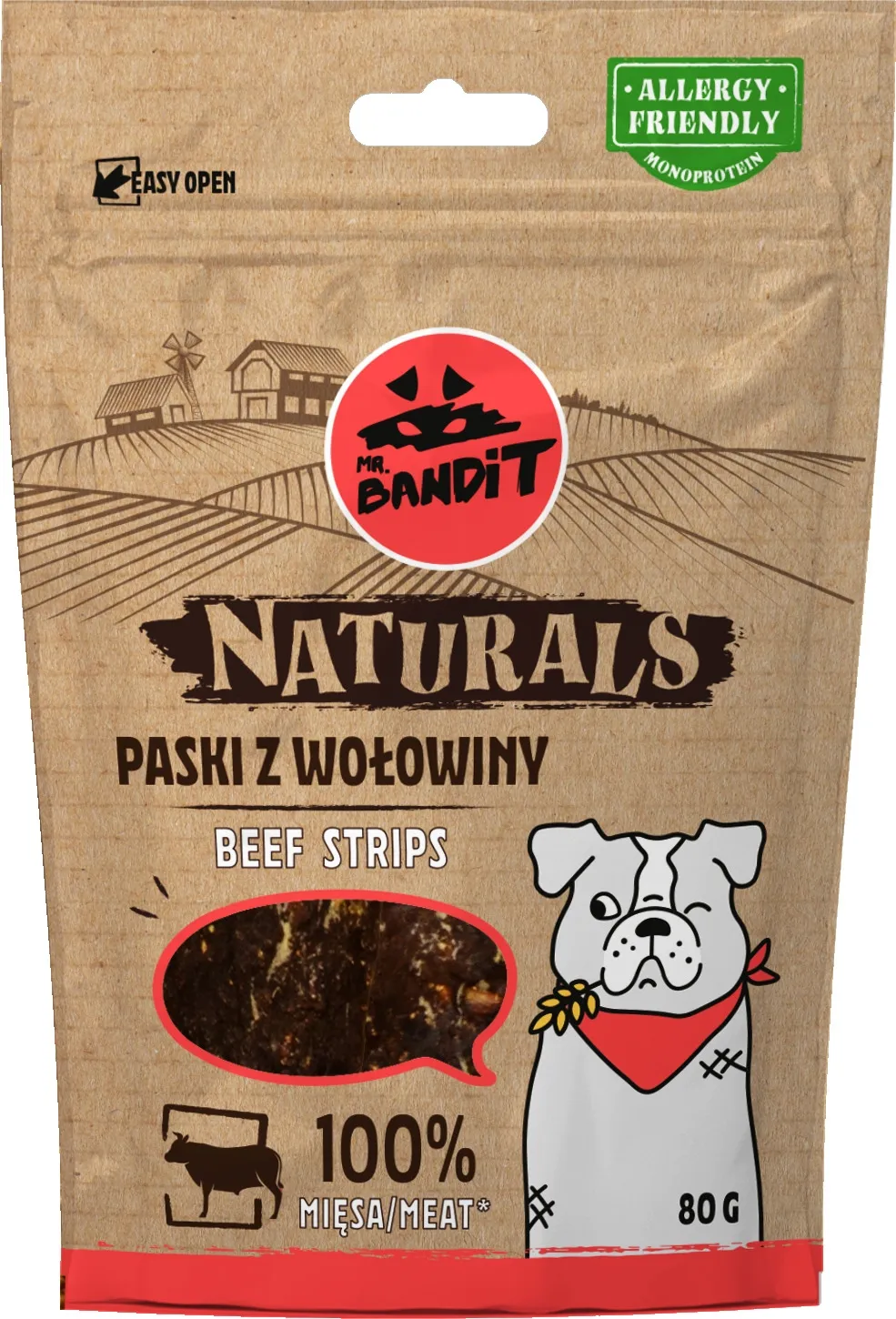 MR.BANDIT NATURALS LIELLOPA GAĻAS SLOKSNĪTES 80G - Produkta attēls 