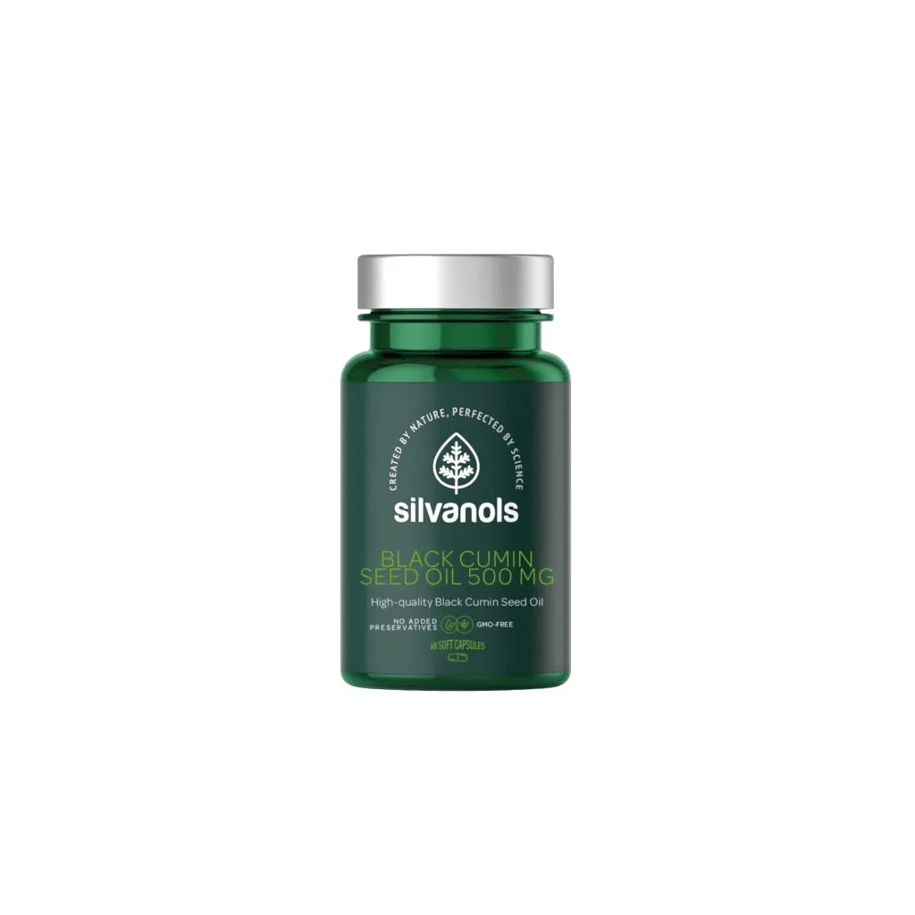 SILVANOLS Black Cumin seed oil 500 mg, 60 gab. - Produkta attēls 