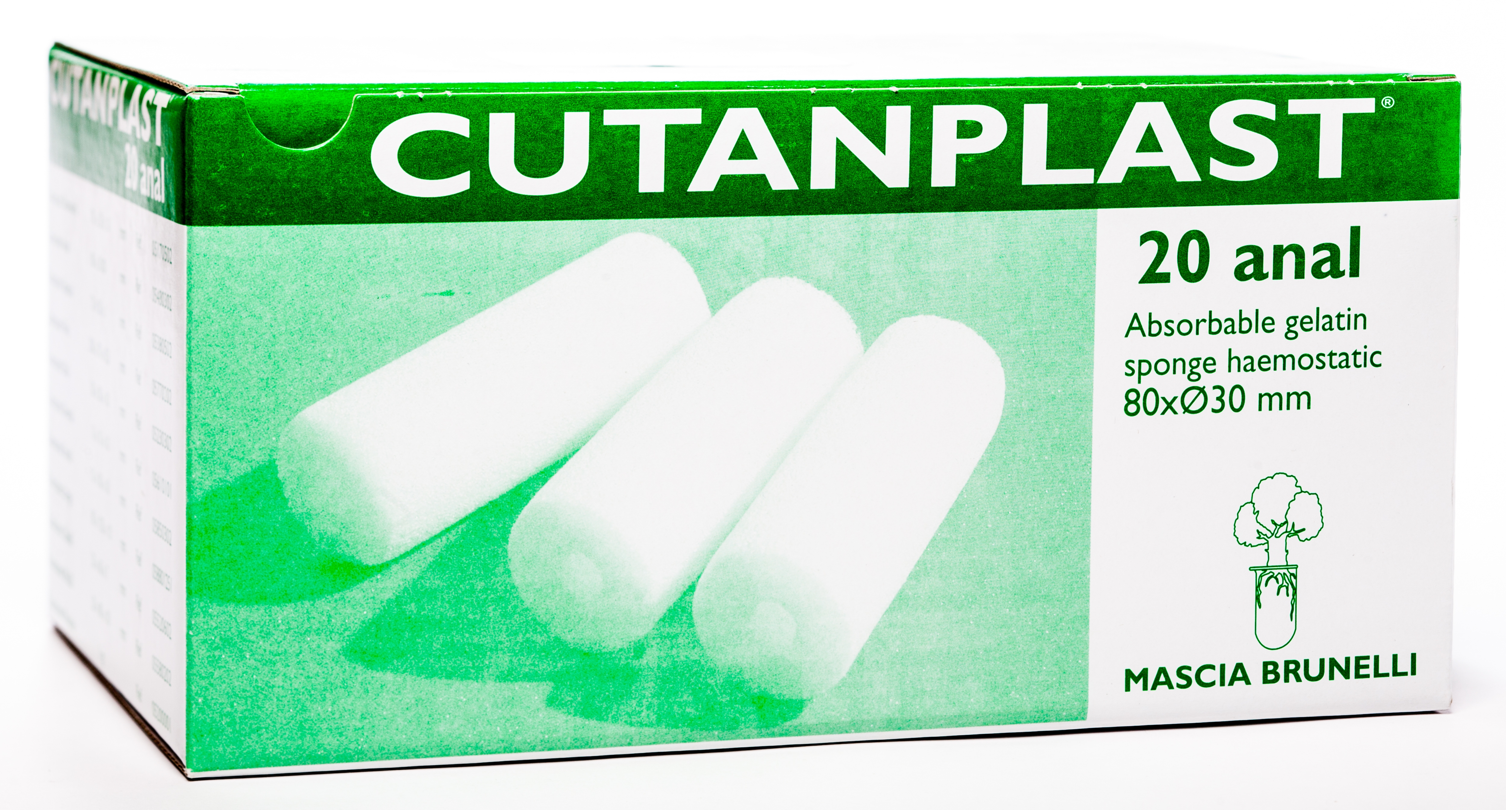 HEMOSTĀT.SŪKLIS CUTANPLAST 80x30MM N20 (ANAL) - Produkta attēls 