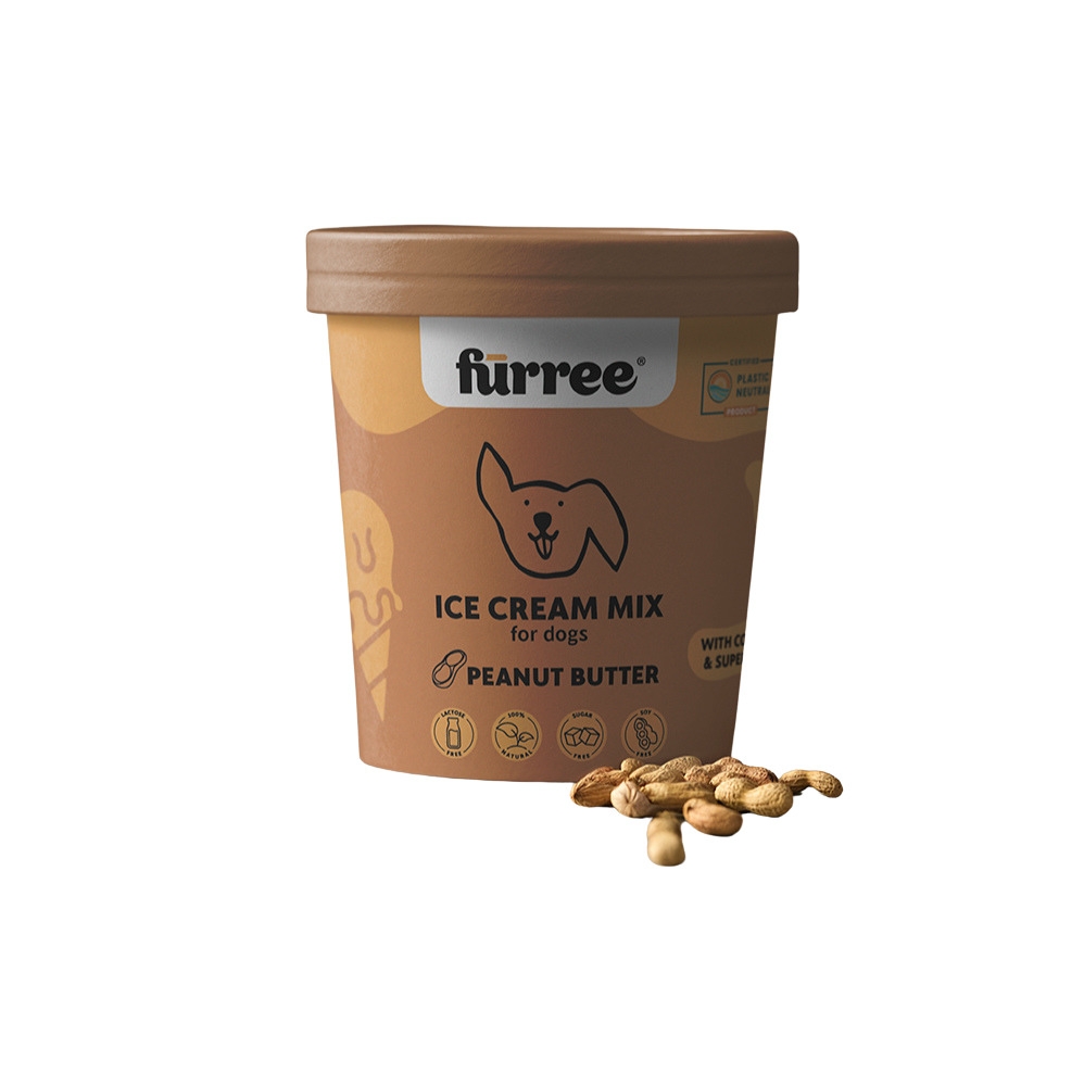 Fürree saldējuma pulveris Zemesriekstu sviests 60g(10 porcijas) suņiem - Produkta attēls 
