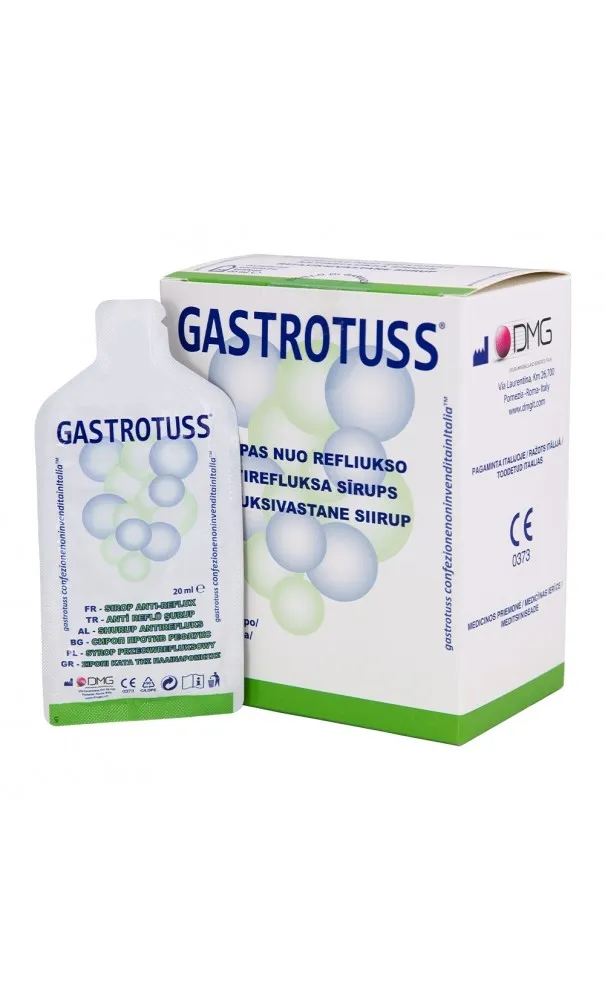 GASTROTUSS antirefluksa sīrups 20 ml paciņās, 20 gab. - Produkta attēls 