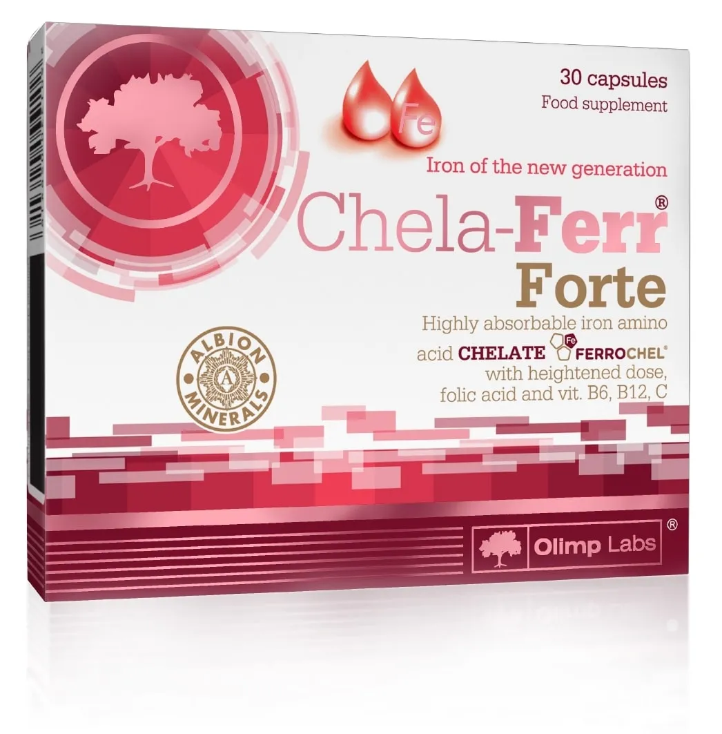 OLIMPLABS CHELA FERR FORTE KAPSULAS N30 - Produkta attēls 