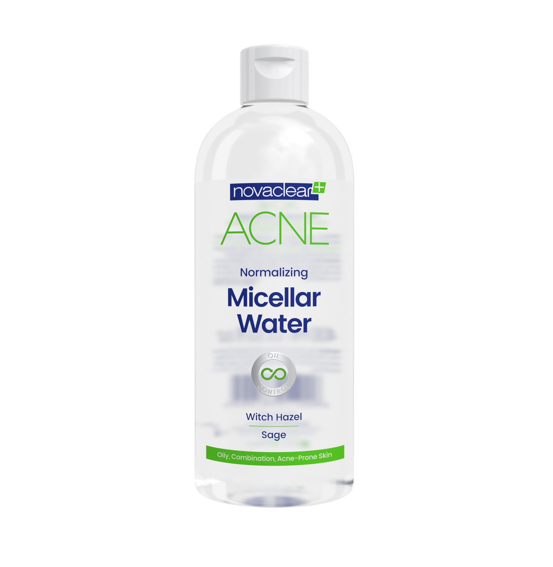 NOVACLEAR Acne micelārais ūdens, 400 ml - Produkta attēls 