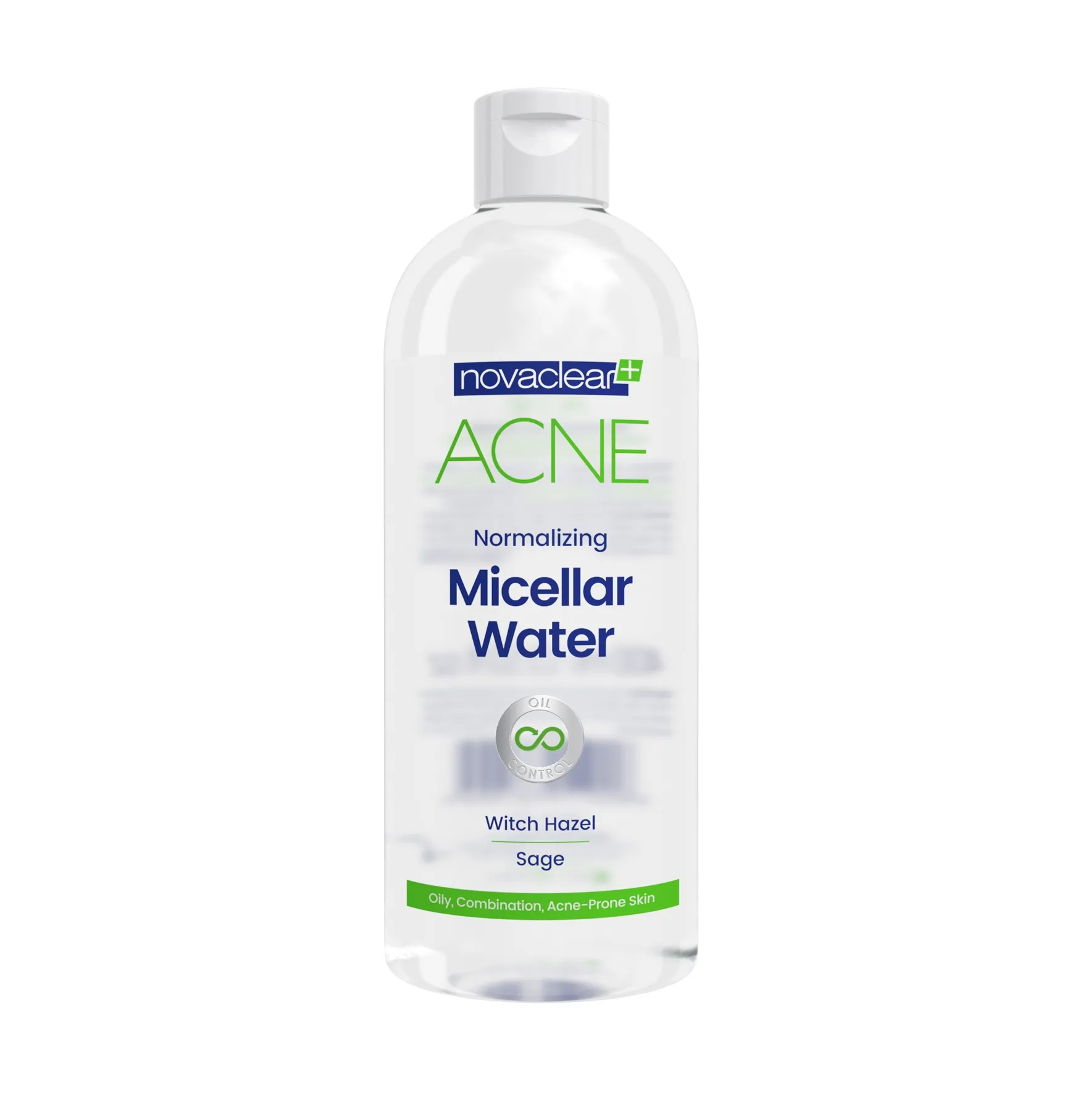 NOVACLEAR Acne micelārais ūdens, 400 ml - Produkta attēls 