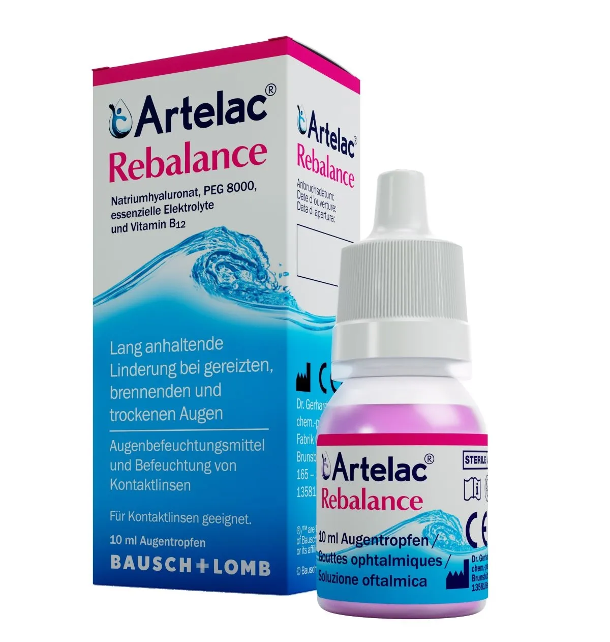 ARTELAC Rebalance acu pilieni, 10 ml - Produkta attēls 