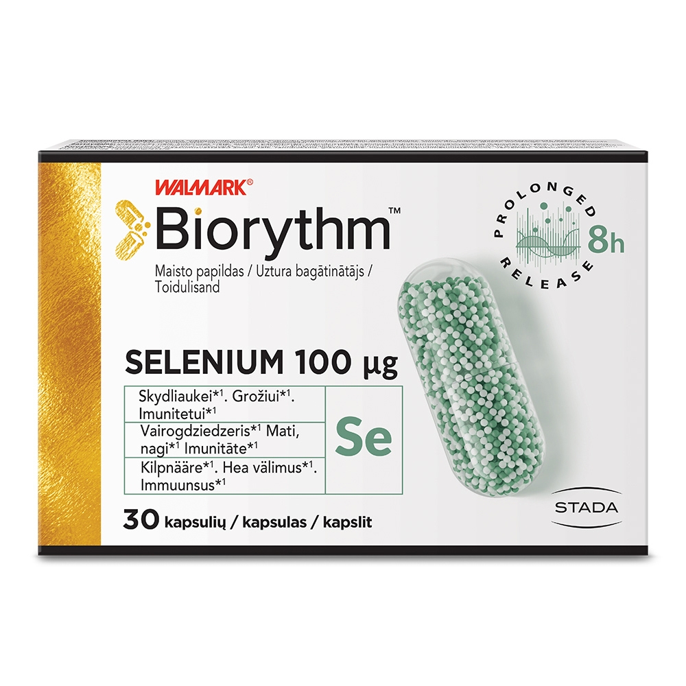 WALMARK Biorythm Selenium kapsulas, 30 gab. - Produkta attēls 