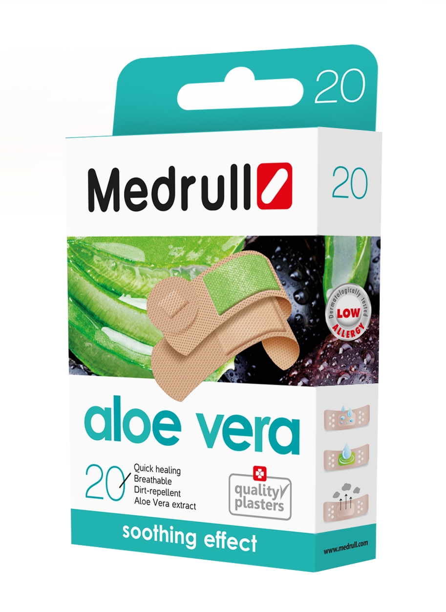 MEDRULL plāksteris "Aloe Vera", 20 gab - Produkta attēls 