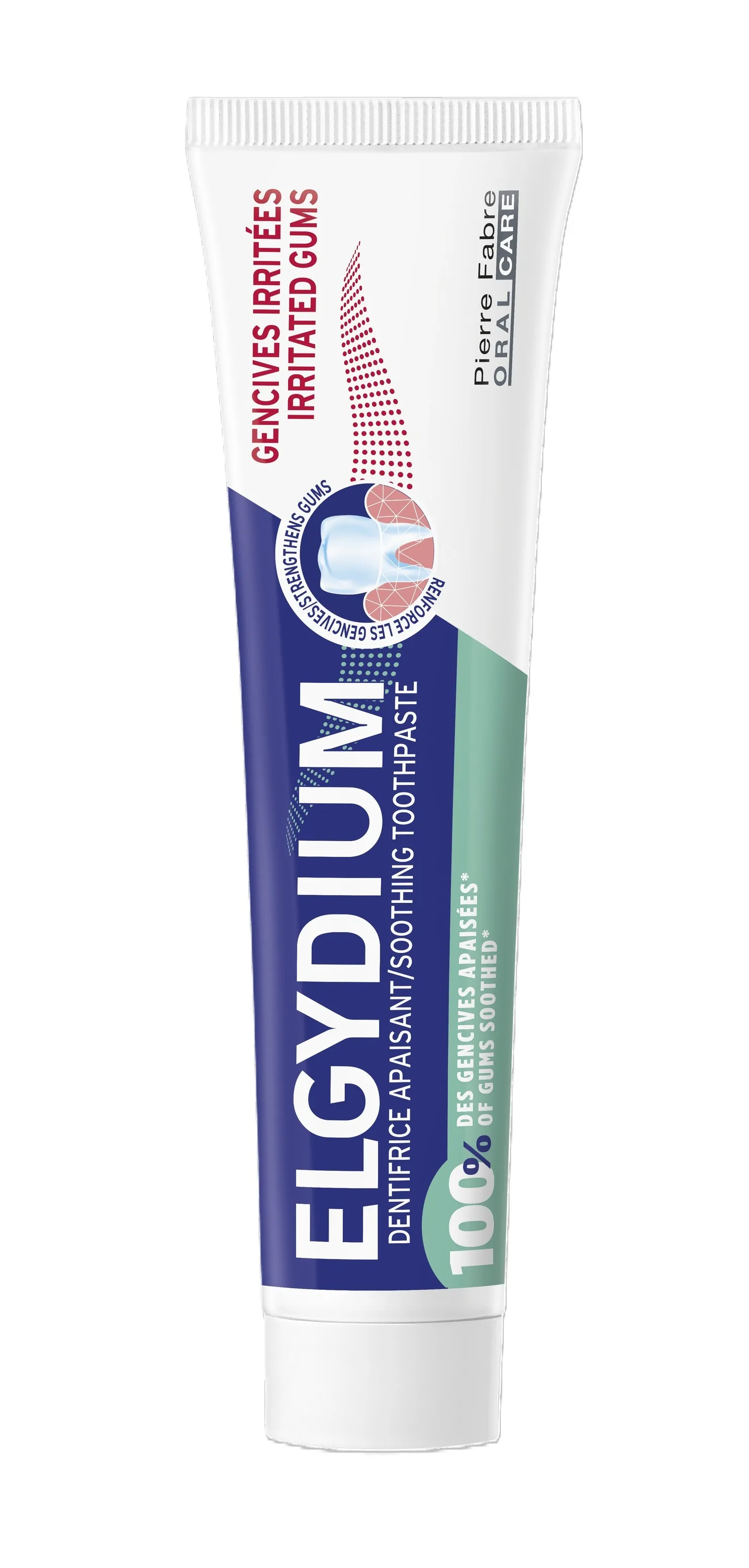 ELGYDIUM IRRITATED GUMS zobu pasta, 75ml - Produkta attēls 
