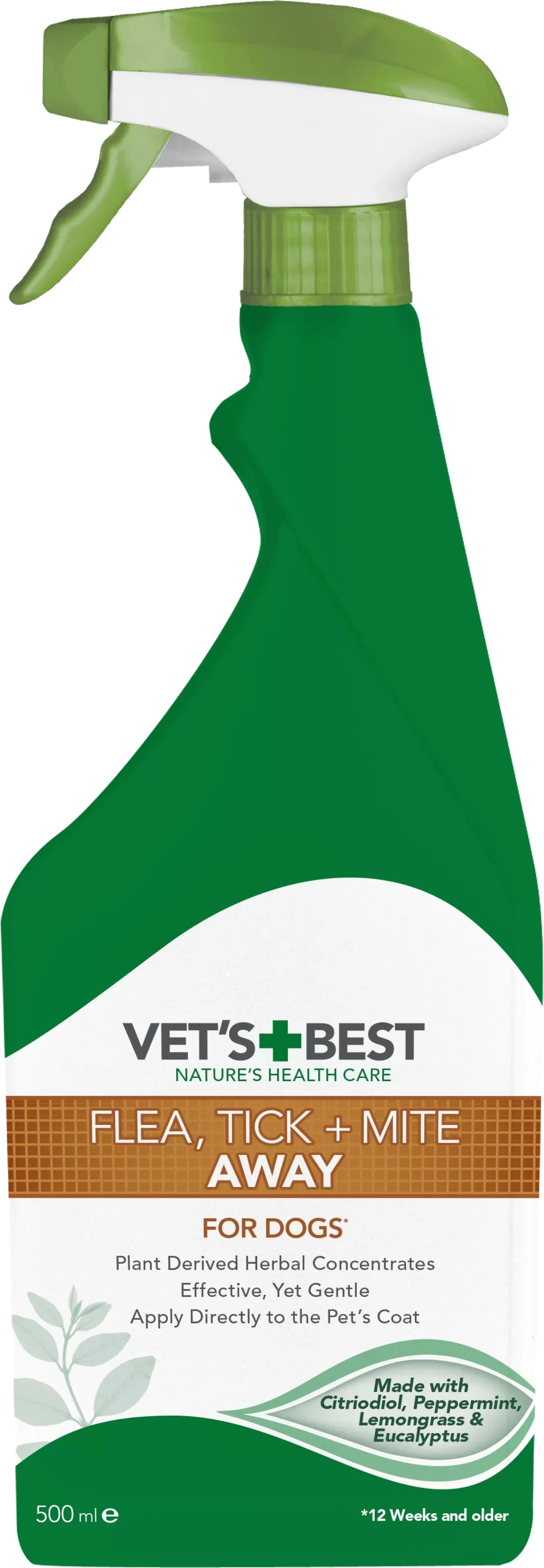 VETS BEST LĪDZ. ĒRČU, BLUSU ATBAIDĪŠANAI 500ML SUŅIEM - Produkta attēls 