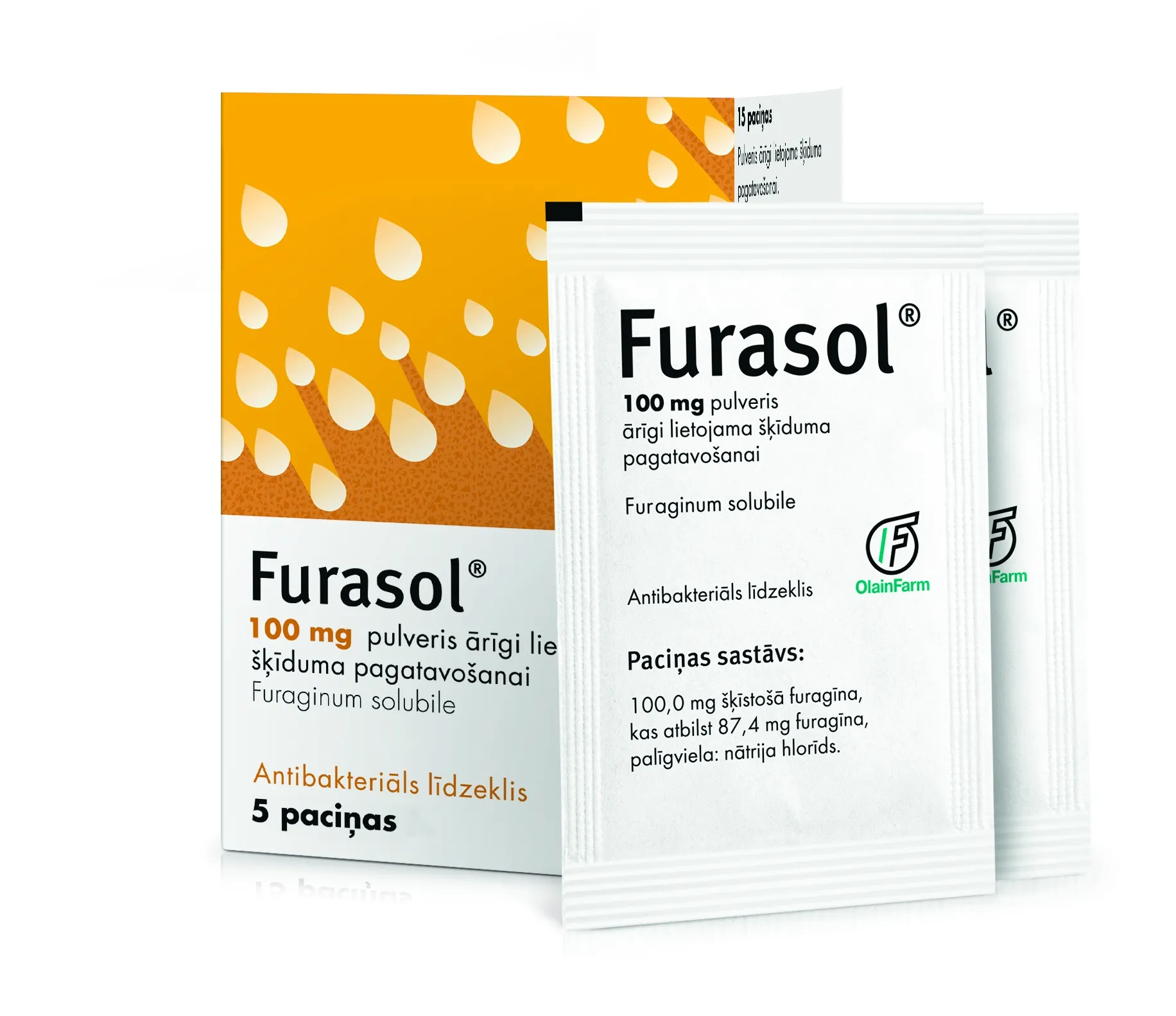 FURASOL 100MG PULVERIS N5 - Produkta attēls 1