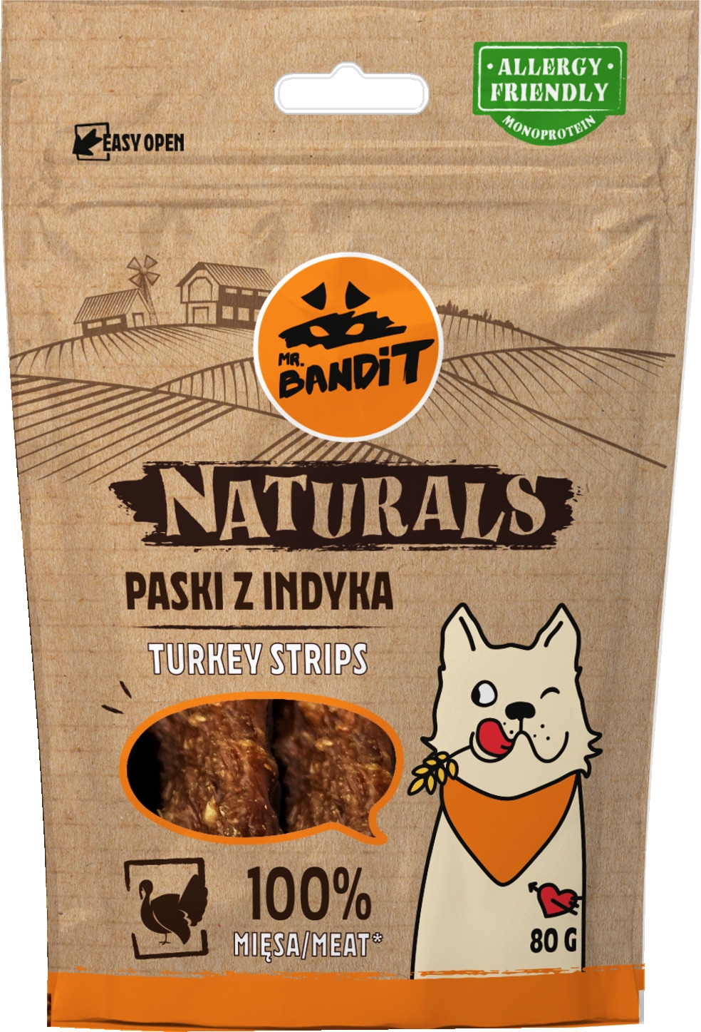 MR.BANDIT NATURALS TĪTARA GAĻAS SLOKSNĪTES 80G - Produkta attēls 